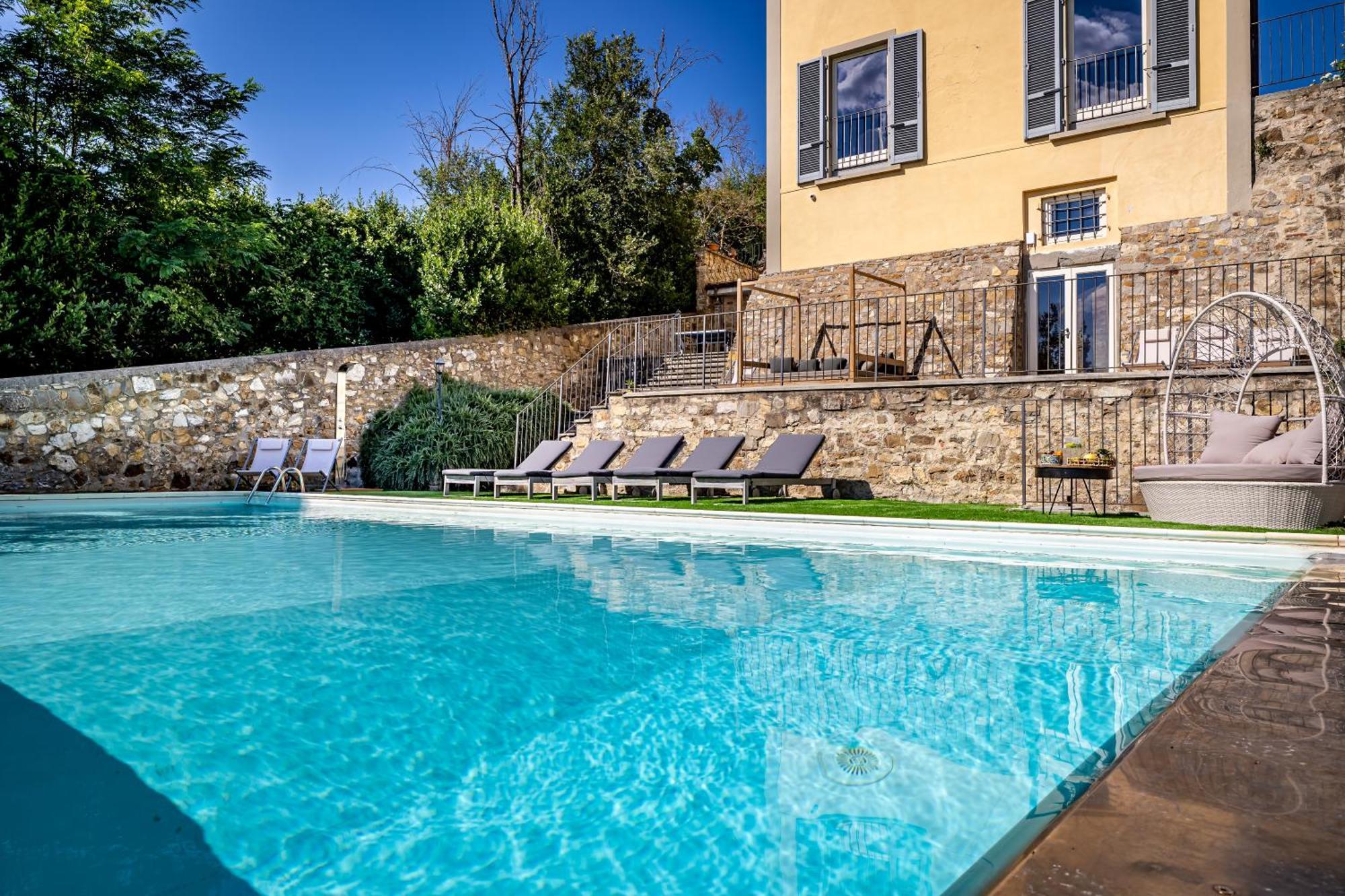 Luxury Villa Tolomei Gucci With Spa San Jacopo al Girone Buitenkant foto